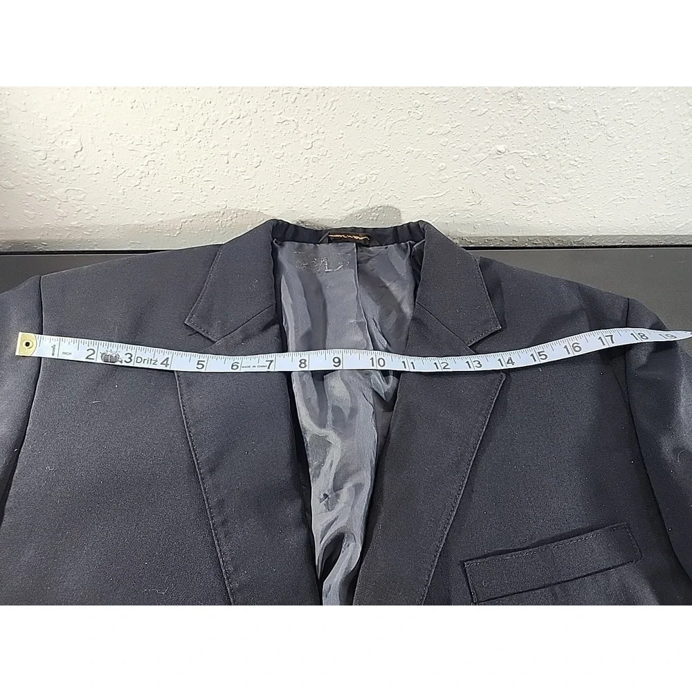 Vtg Mens Edwards Blazer 44L Sport Coat Suit‎ Jacket  Two Button